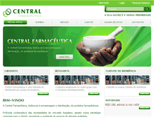 Tablet Screenshot of centralfarmaceutica.com